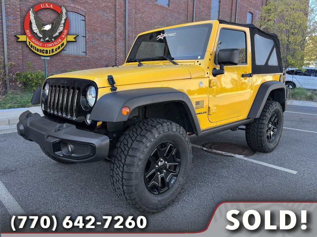 Used 2015 Jeep Wrangler Sport with VIN 1C4GJWAG8FL595472 for sale in Roswell, GA