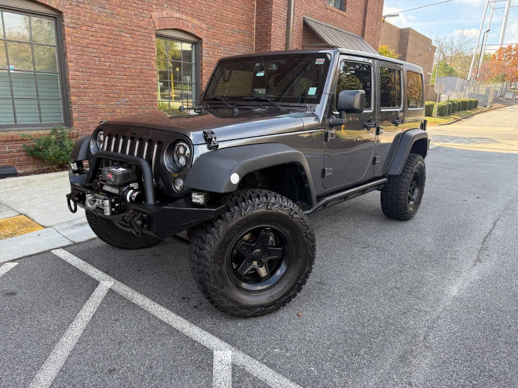 Used 2017 Jeep Wrangler Unlimited Sport S with VIN 1C4BJWDG1HL577159 for sale in Roswell, GA